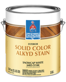 Solid Hide Oil Stain FASADE RESISTANT FORMULA - полуукрывное масло по дереву, для наружных работ в цвете SW 7638 Jogging Path