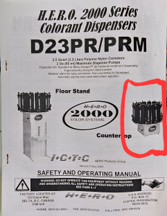 Новый ручной дозатор HERO-2000 Canada(12 колб)